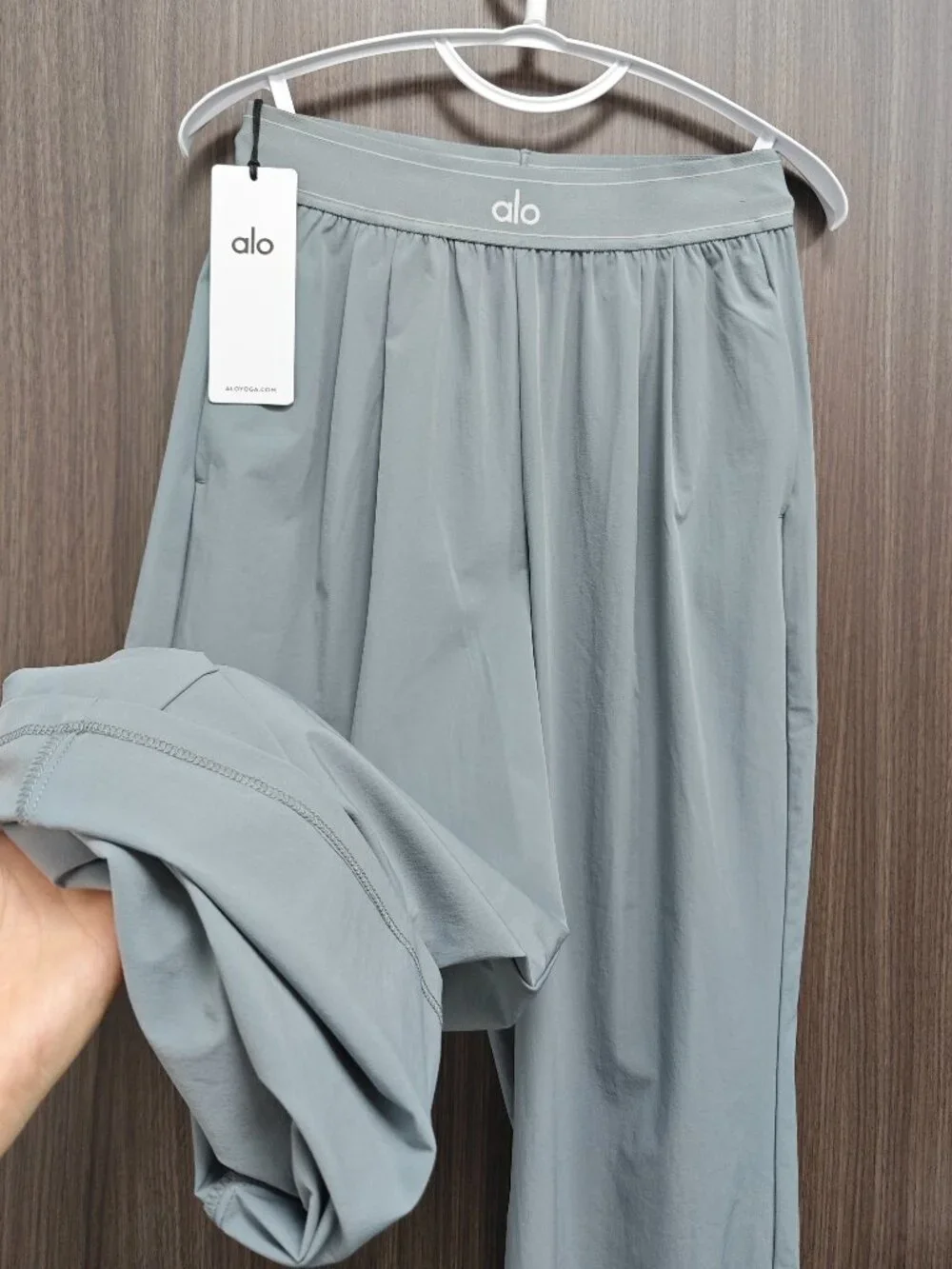 💎NWT ALO Yoga Steel Grey Women's Suit Up Pants (Regular) 😉Versatile - Picture 4 of 7